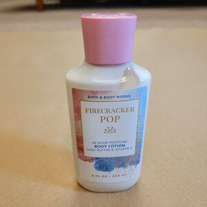 Bath & Body Works Firecracker Pop Body Lotion 8 FL Oz New Bottle Cherry Citrus.